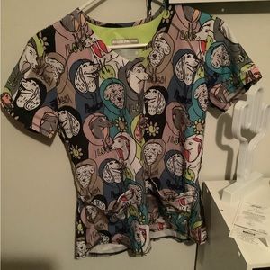 Small Skechers dog scrub top